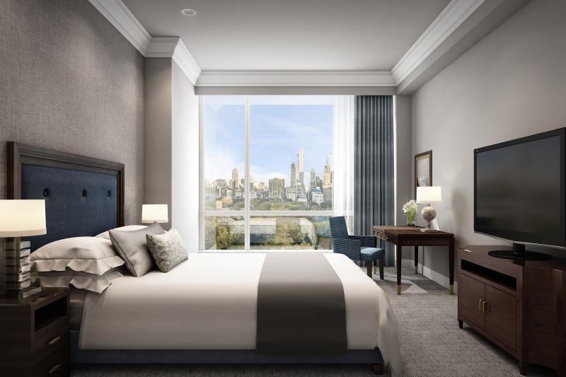 Trump International Ню Йорк Екстериор снимка A rendering of a guest room